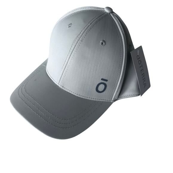 doTERRA Essential Oils Gray Floral Baller Cap - New - Picture 1 of 6